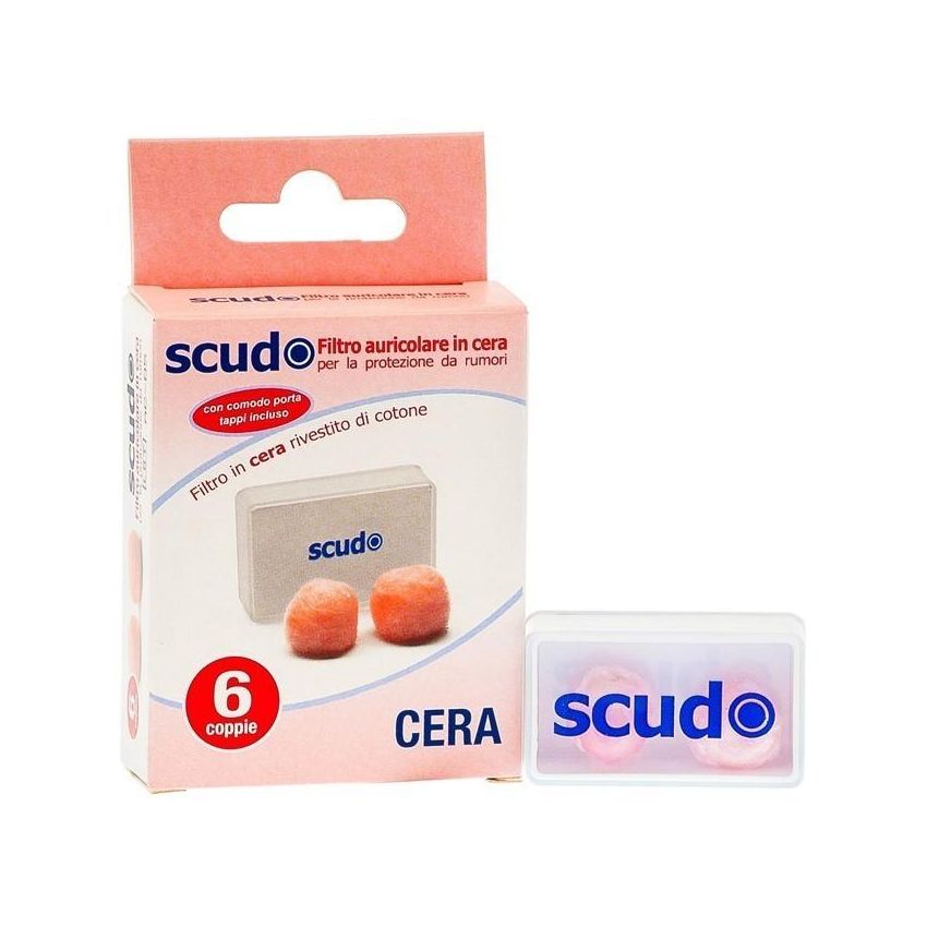 Scudo Earplug in Cera - Set da 6 Coppie