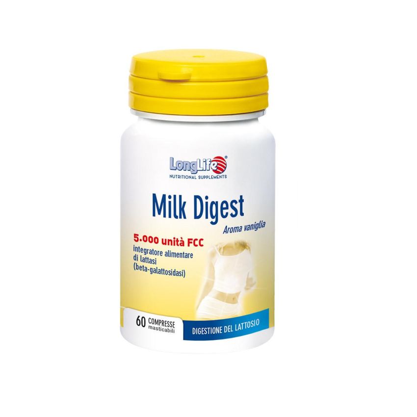 LongLife Digestion Support Milk-Enzyme 60 Capsule