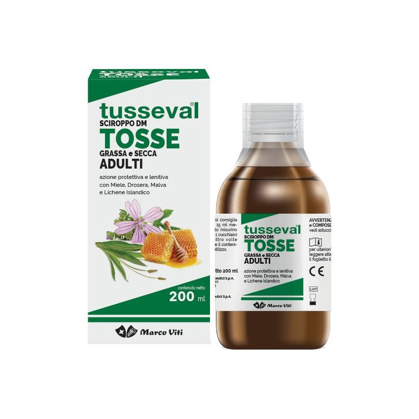 Tusseval Sciroppo per la Tosse per Adulti - 200ml