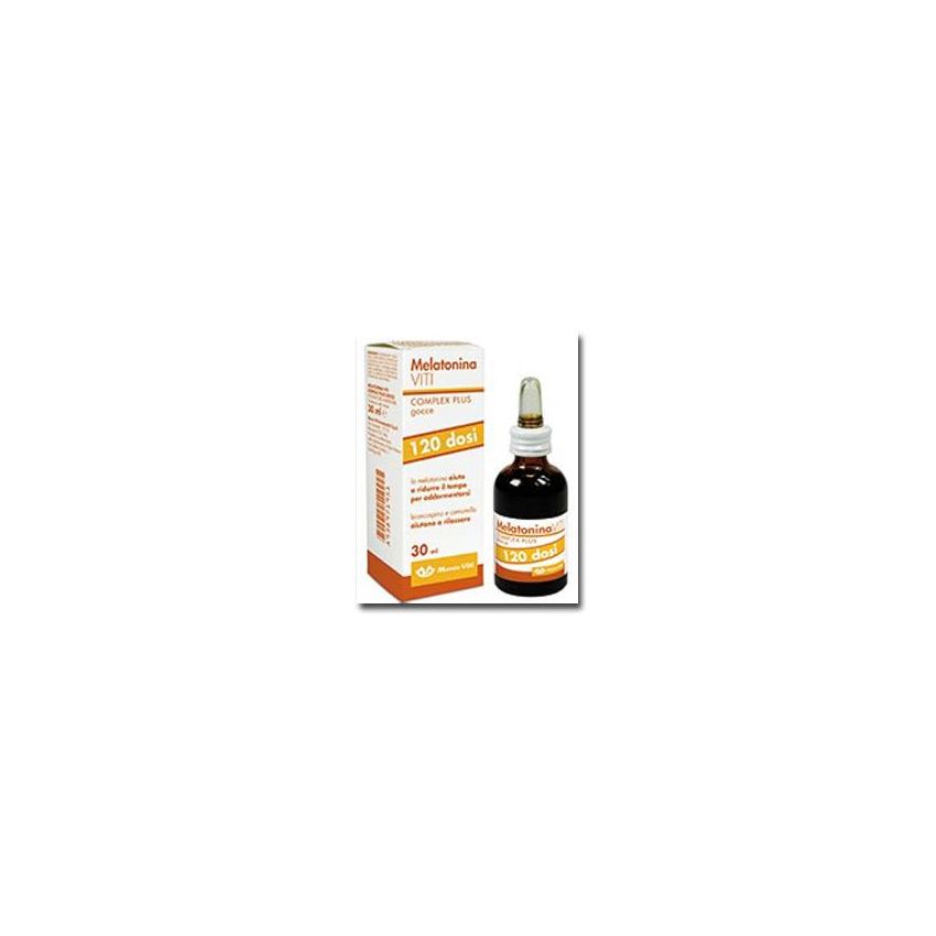 Complex Plus Melatonina in Gocce da 30ml con Viti