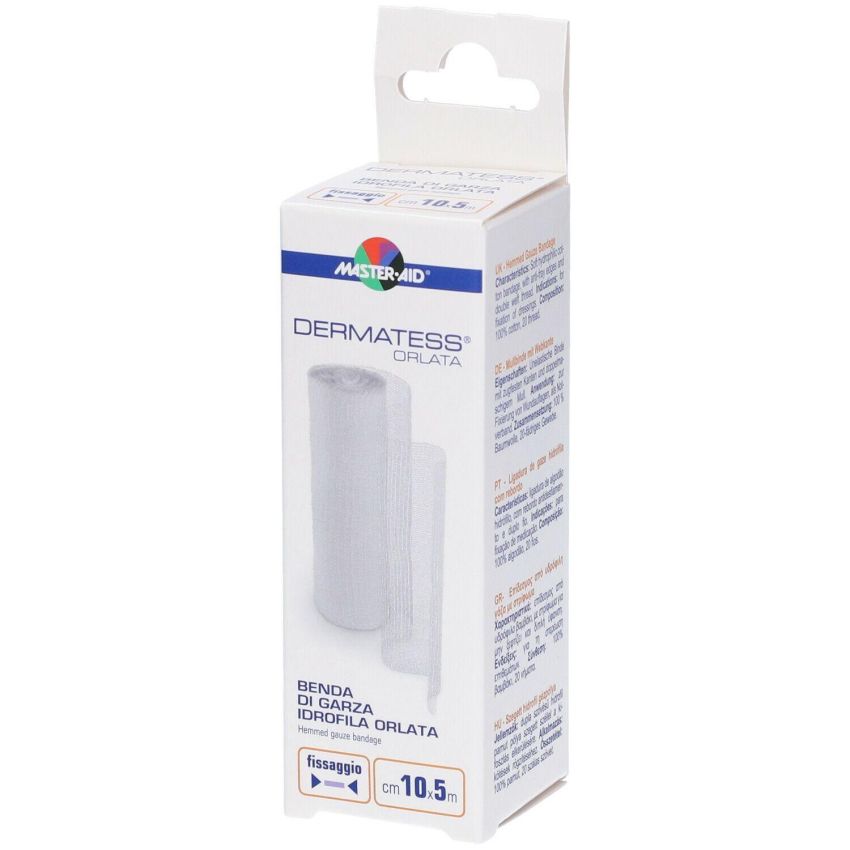 Master Aid Dermatess - Benda di Garza Idrofila 10cm x 5m