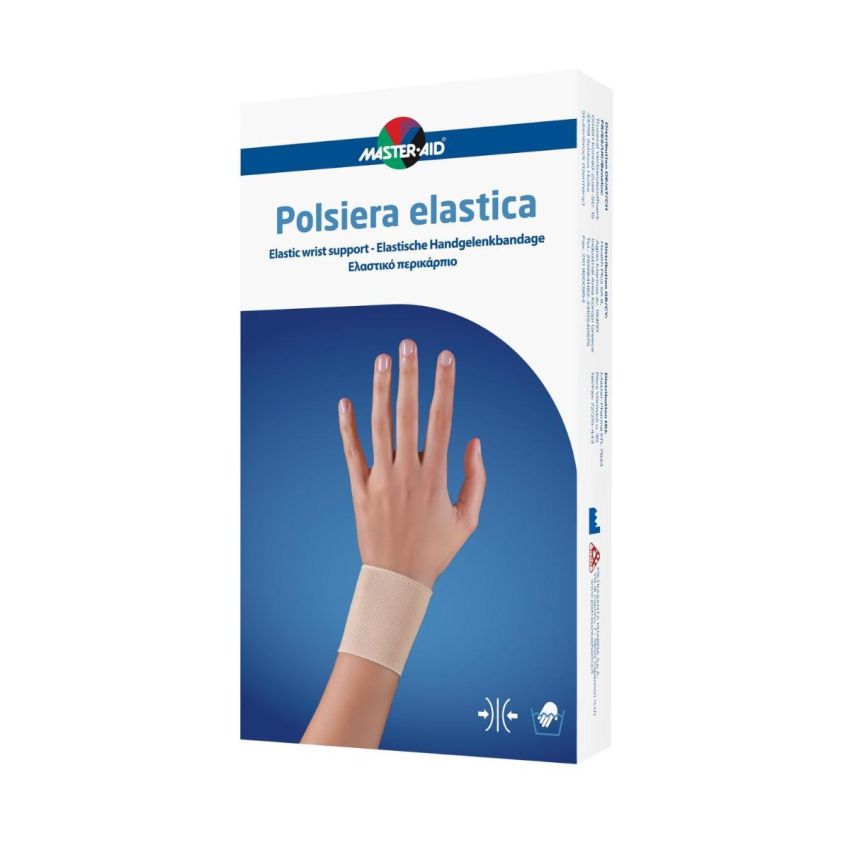 Master-Aid Polsiera Elastica Taglia 3 - Supporto per Polso 24-30 cm