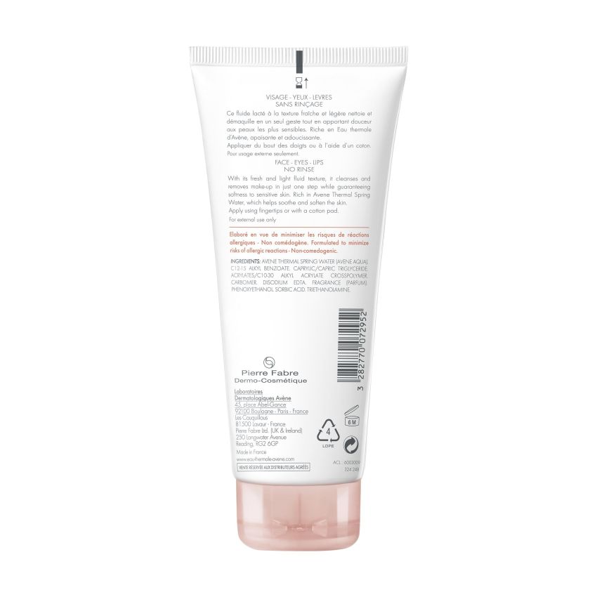 Avene Fluido Struccante 3-in-1 Multifunzionale 200ml