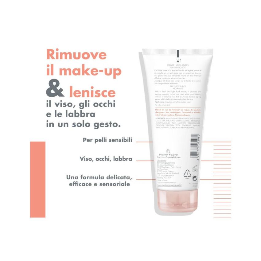 Avene Fluido Struccante 3-in-1 Multifunzionale 200ml