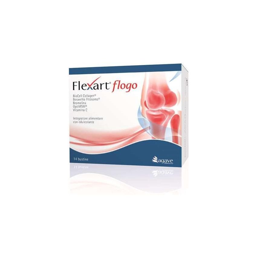 Flexart Flogo - 14 Bustine Effervescenti per la Salute Articolare