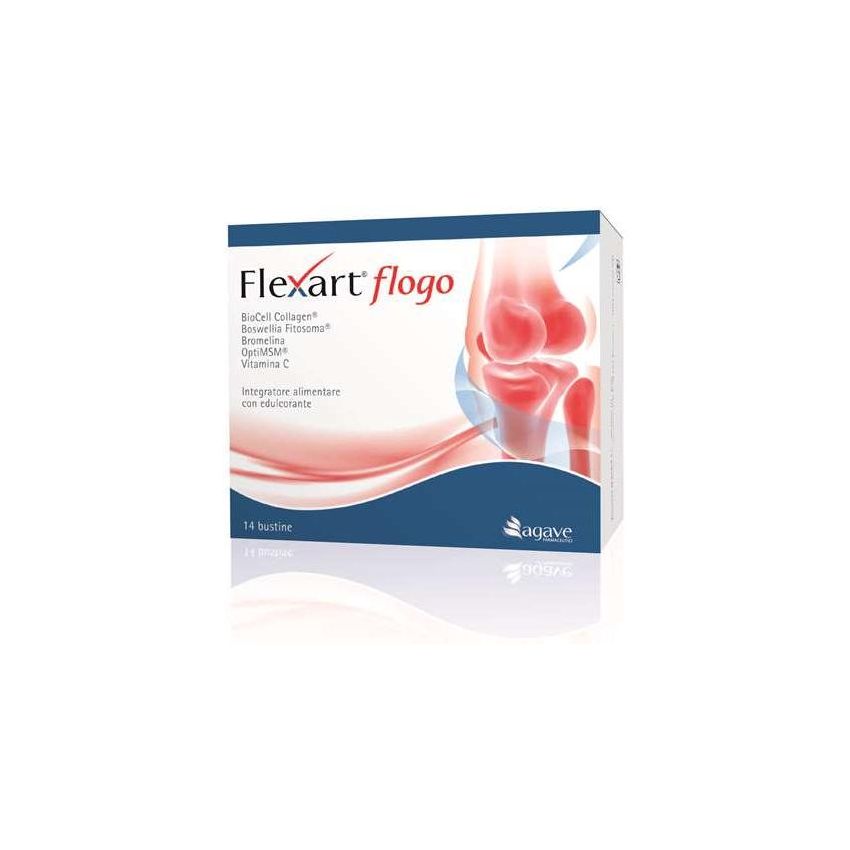 Flexart Flogo - 14 Bustine Effervescenti per la Salute Articolare