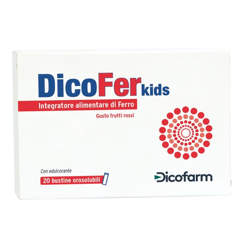 Dicofer Kids - 20 Bustine Orosolubili per Bambini