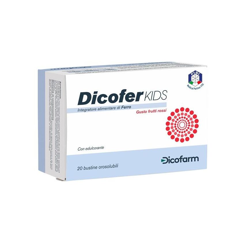 Dicofer Kids - 20 Bustine Orosolubili per Bambini