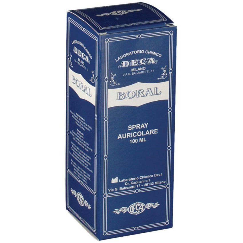 Boral Spray Auricolare Igiene e Cura dell'Orecchio, 100ML