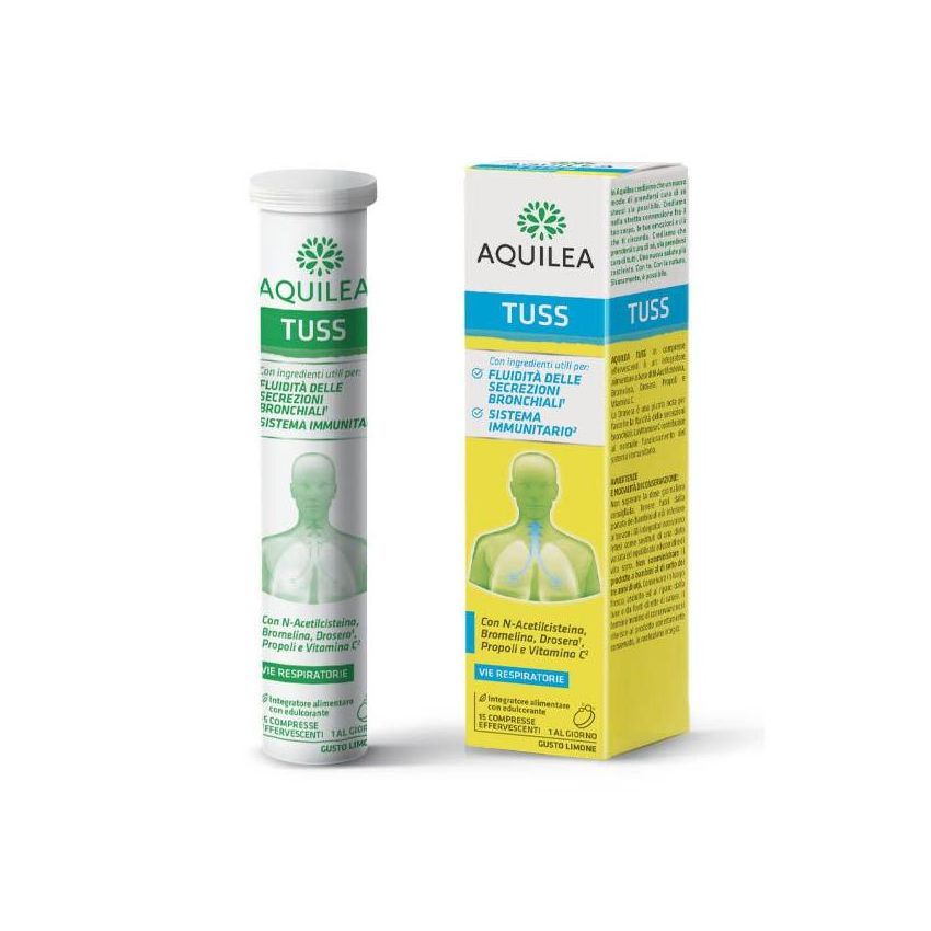 Aquilea Tuss Effervescenti - 15 Compresse per Tosse