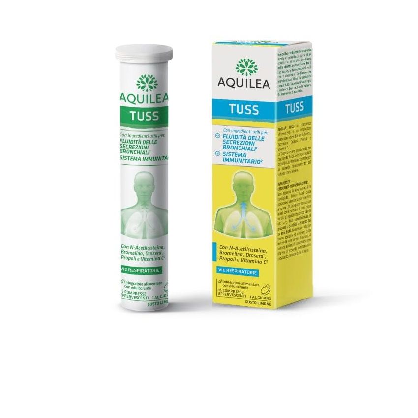Aquilea Tuss Effervescenti - 15 Compresse per Tosse