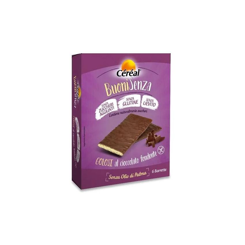 Cereali Squisiti al Cioccolato Fondente - Confezione da 6x17g