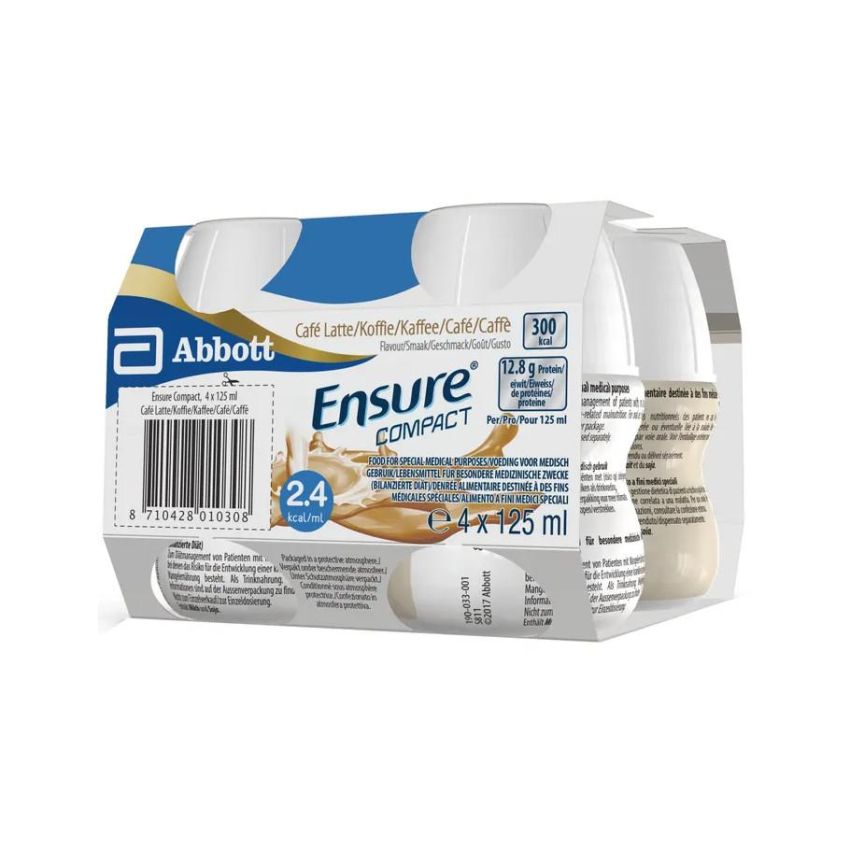 Ensure Compact: Pack da 4 Caffè Nutrizionali da 125ml