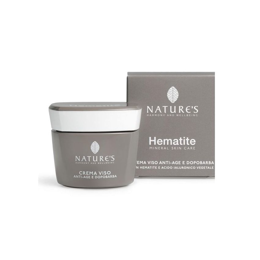 Crema Viso Antietà e Dopobarba Hematite 50ml di Nature's