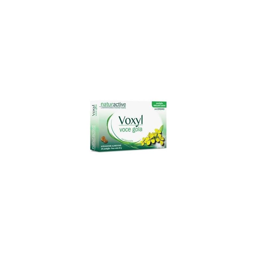 Voxyl Pastiglie per Voce e Gola - Confezione da 24