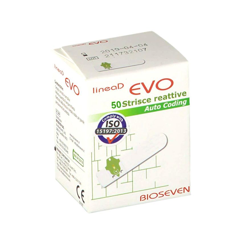 Evo Linea D Glicemia - 50 Strisce per Controllo Glicemico