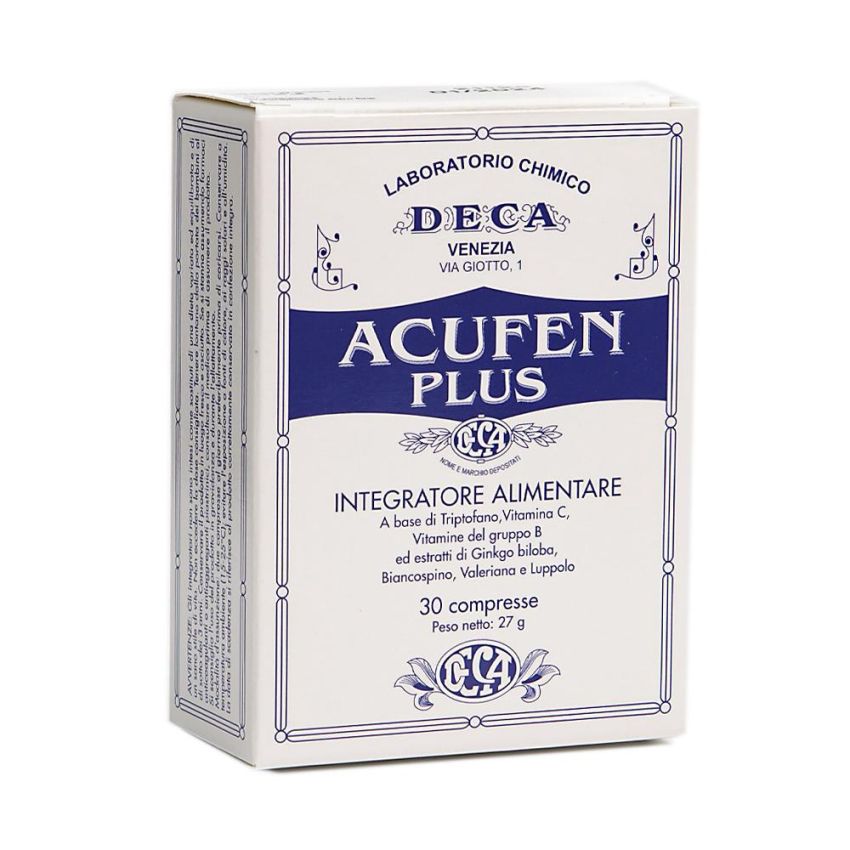 Acufen Plus - Antidolore Naturale, 30 Compresse