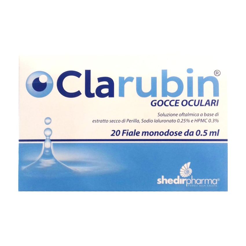 Clarubin Monodose Ocular Drops - Confezione da 20 fiale