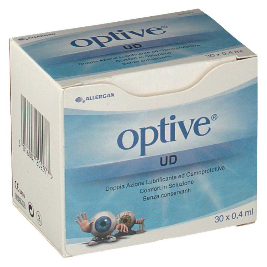 Optive UD Monodose - Pacchetto da 30 Flaconi da 0,4ml