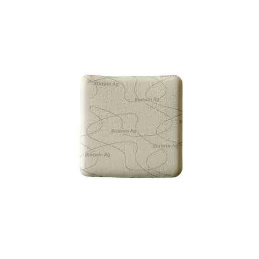 Biatain Ag Non-Aderente, Bendaggi 10x10cm, Confezione da 5 Pezzi