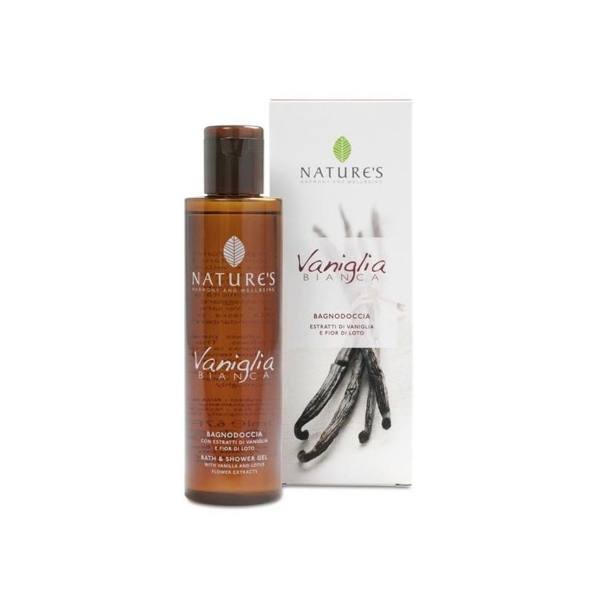 Bagnodoccia di Vaniglia Bianca Naturale da Nature's - 200ml