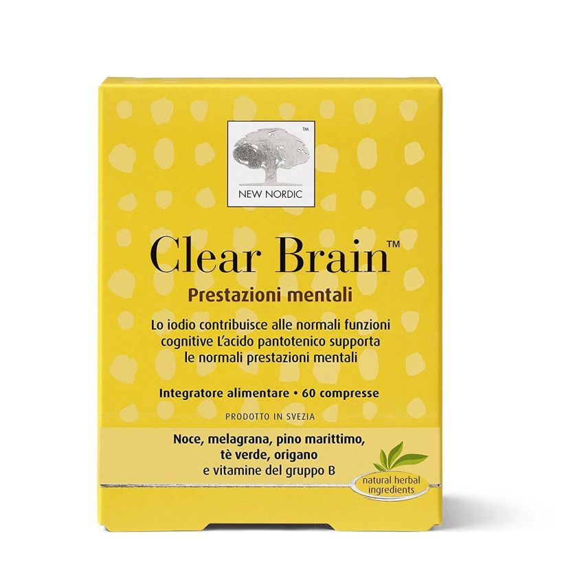 Clear Brain Supporto Cognitivo - 60 Compresse