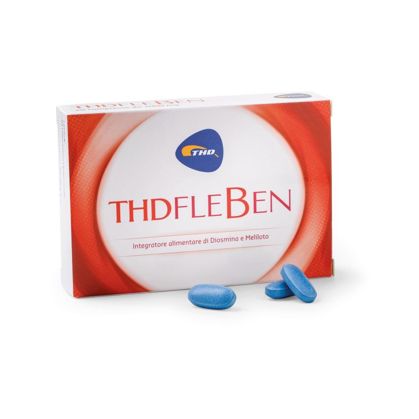 THD Fleben - Trattamento di 20 Compresse per la Salute Vascolare