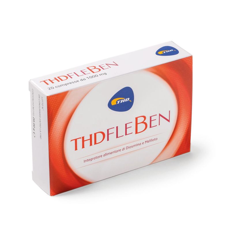 THD Fleben - Trattamento di 20 Compresse per la Salute Vascolare