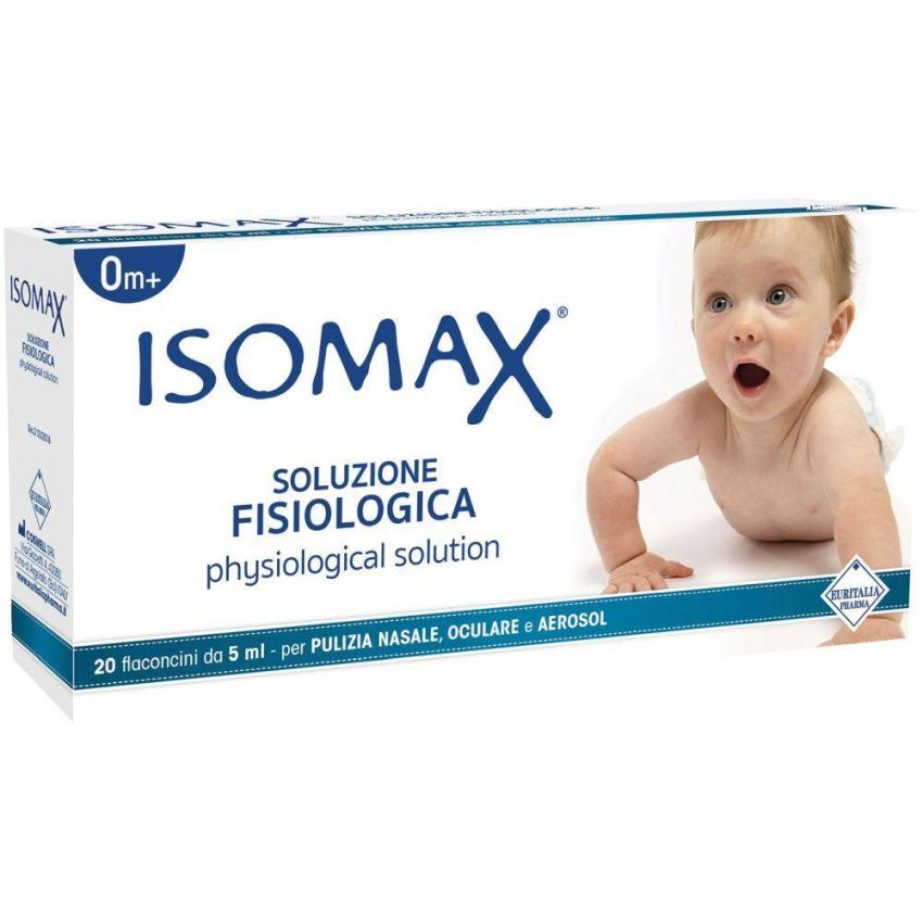 Isomax Mister Baby - Soluzione Fisiologica, 20 Flaconcini da 5ml