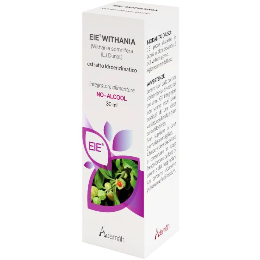Adamah Eie Estratto di Withania Ashwagandha, 30ml