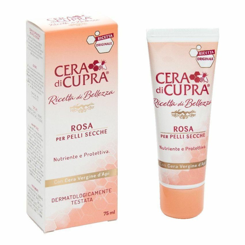 Cera di Cupra Rosa Crema Idratante per Pelli Secche, 75ml