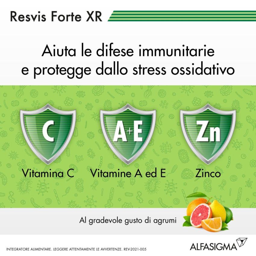 Resvis Forte XR - Confezione da 12 Bustine per il Benessere Respiratorio