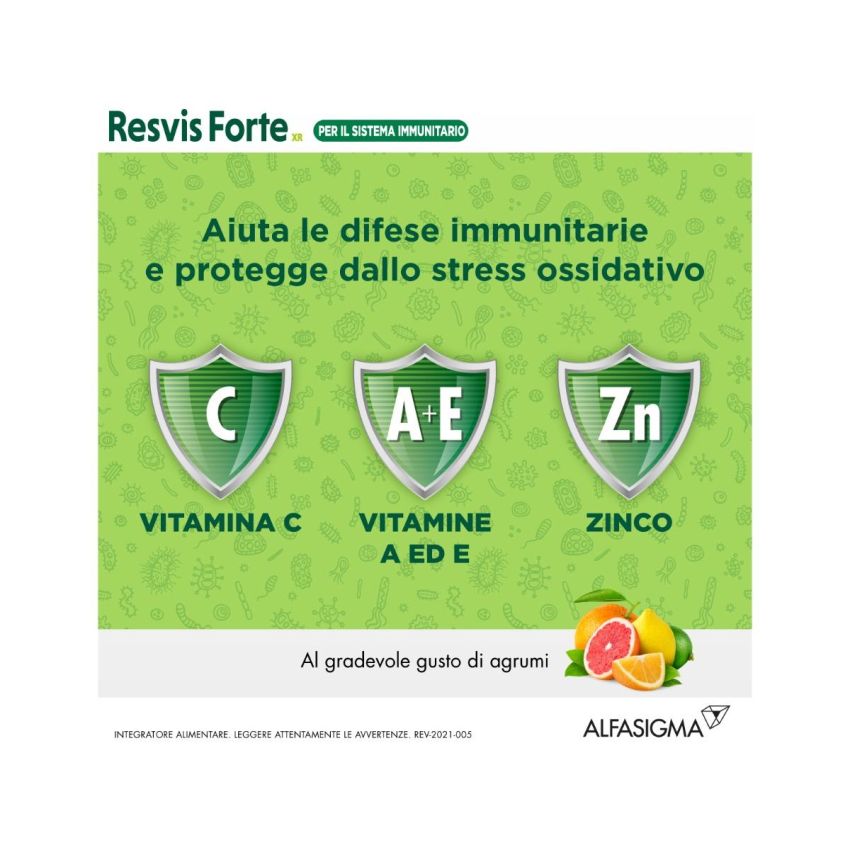 Resvis Forte XR - Confezione da 12 Bustine per il Benessere Respiratorio