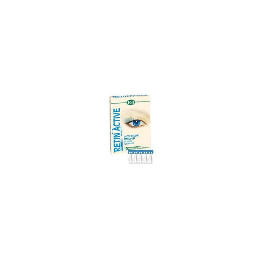 Esi Retin Active Mirtillo - Gocce Oculari Rinfrescanti, 10x0,5ml