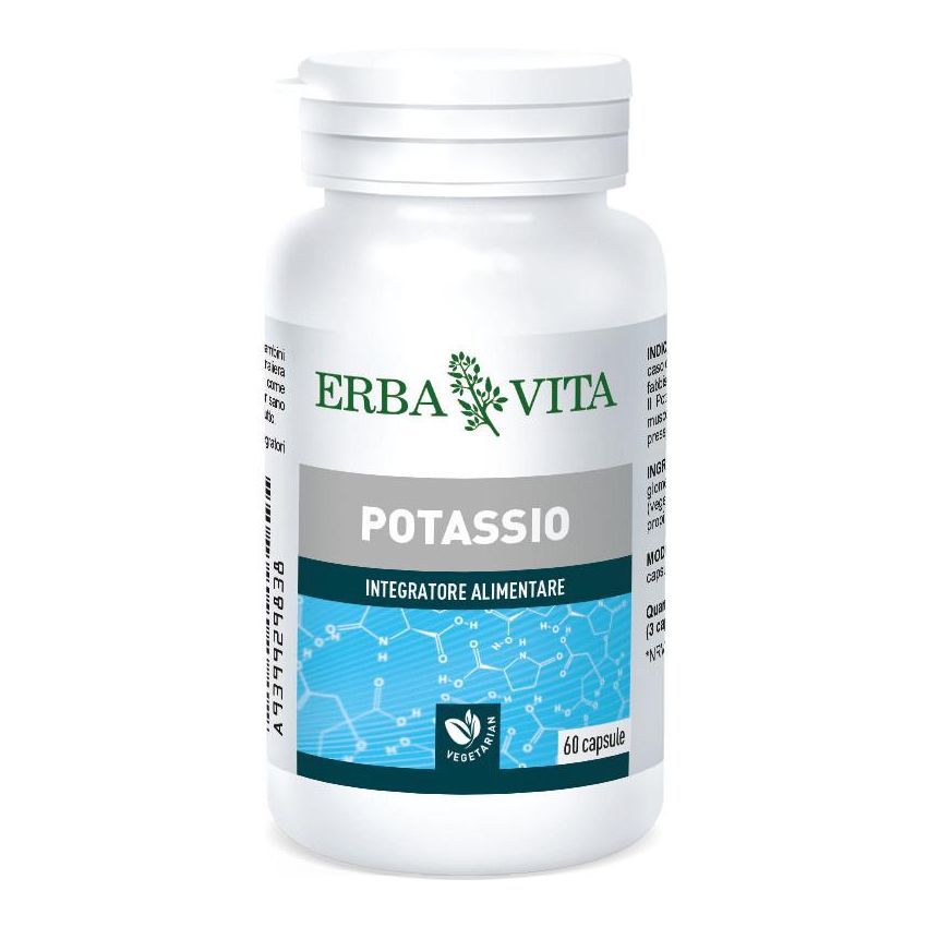 Erba Vita - Compresse di Potassio, 60 Pezzi