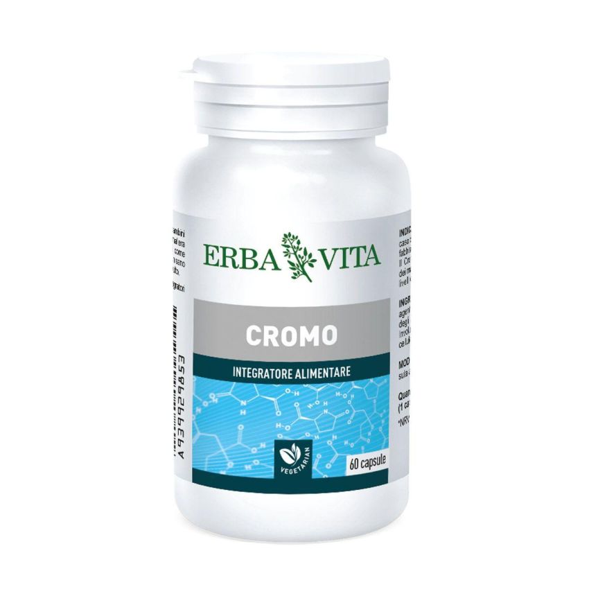 Erba Vita - Cromo Supplemento Nutrizionale - 60 Capsule