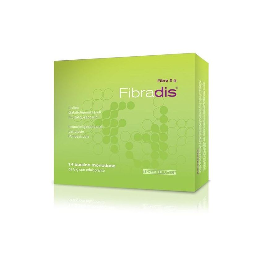 Fibradis - Confezione da 14 Bustine di Fibra Alimentare