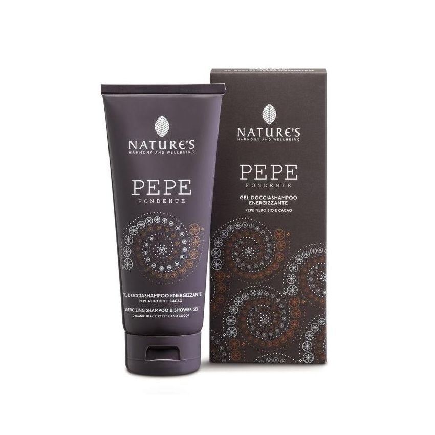 Gel Doccia Shampoo Energizzante Nature's Pepe Fondente - 200ml