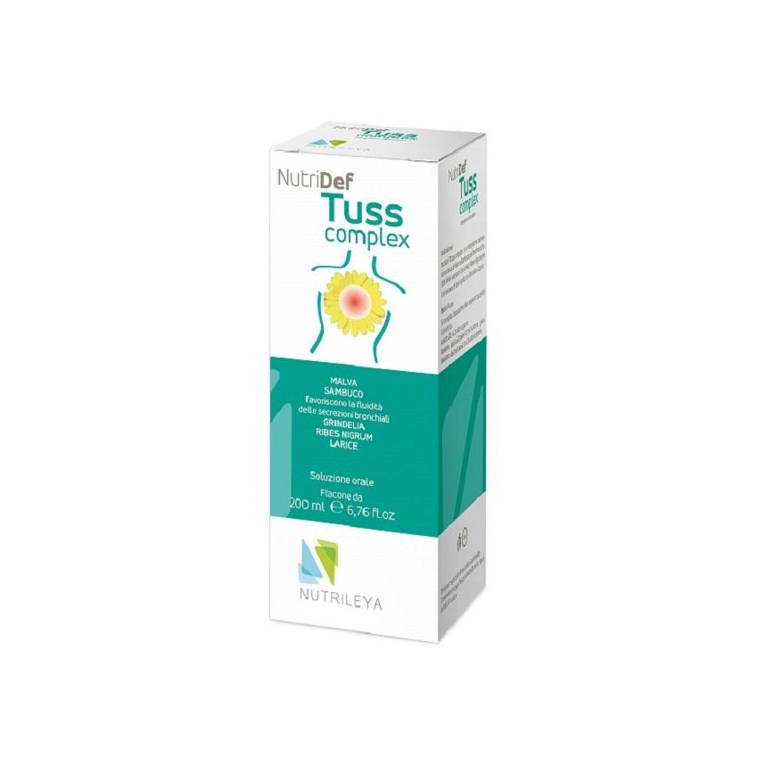 Nutridef Tuss Complex - Soluzione Nutrizionale per la Tosse, 200ml