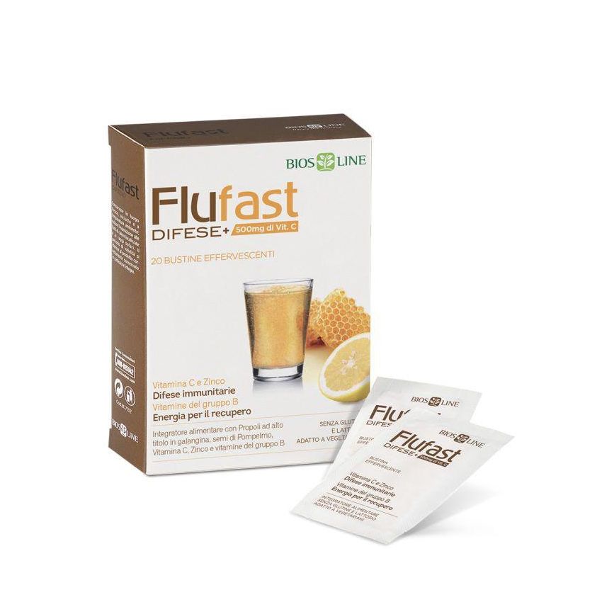Bios Line Apix Flufast Difese+ - 20 Bustine Effervescenti