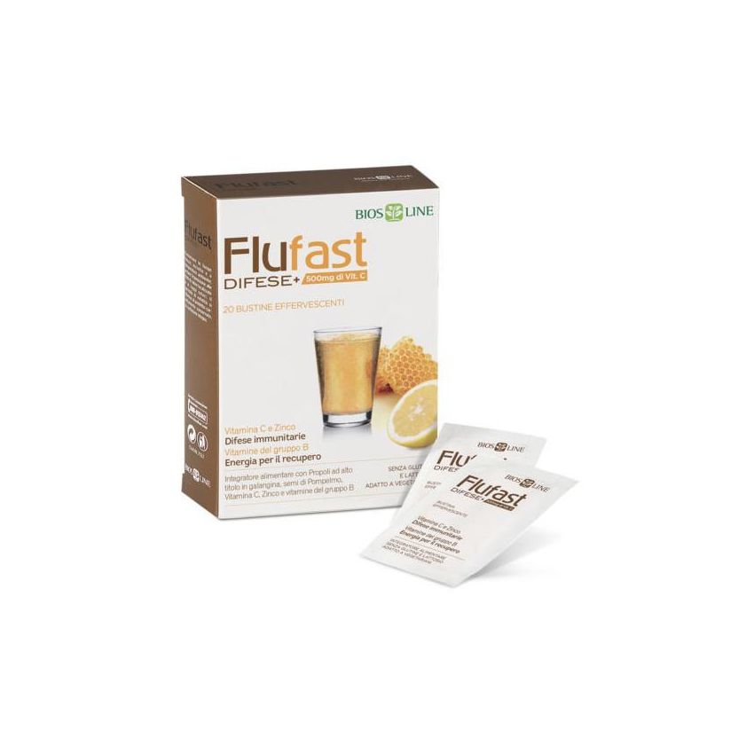 Bios Line Apix Flufast Difese+ - 20 Bustine Effervescenti