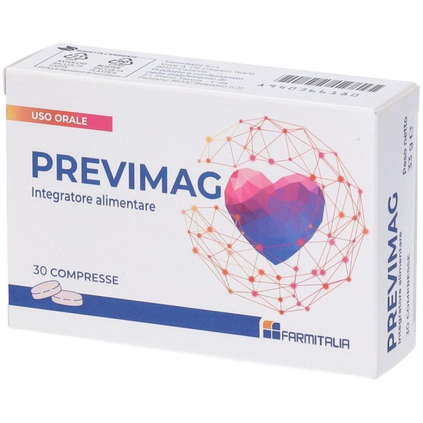 Previmag - Supplemento Salutare con 30 Compresse