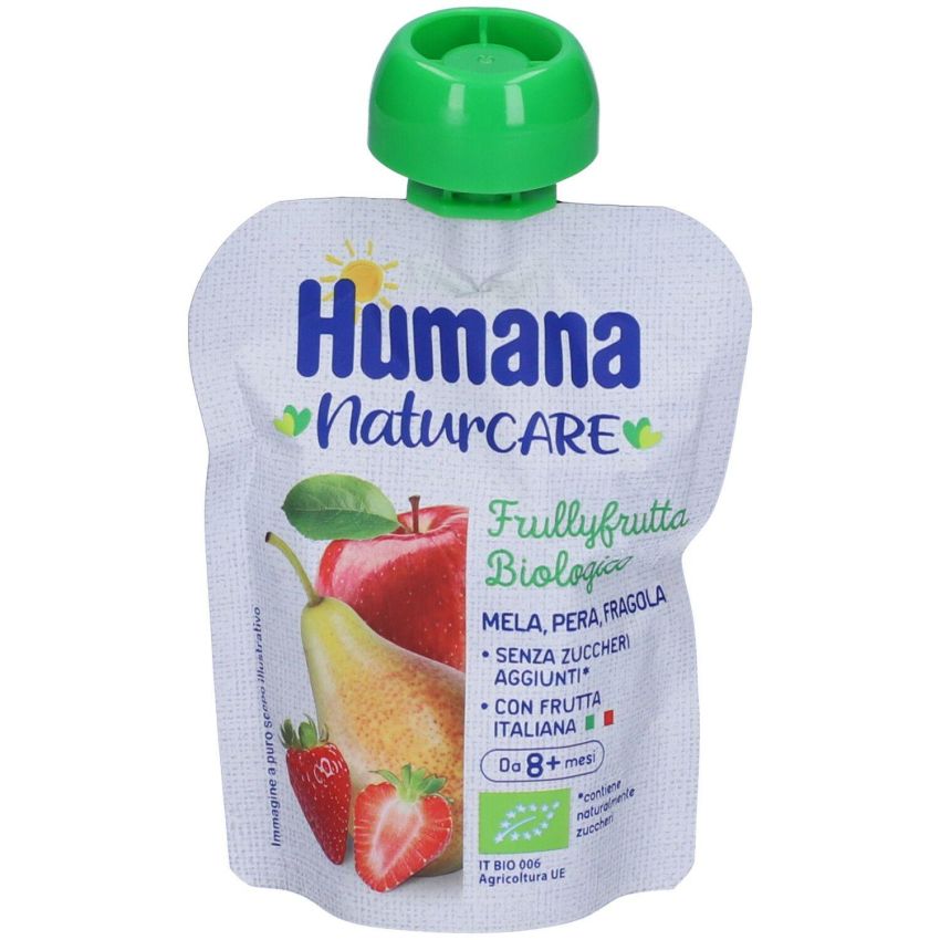 Humana Frullyfrutta Purea di Pera e Fragola 90g