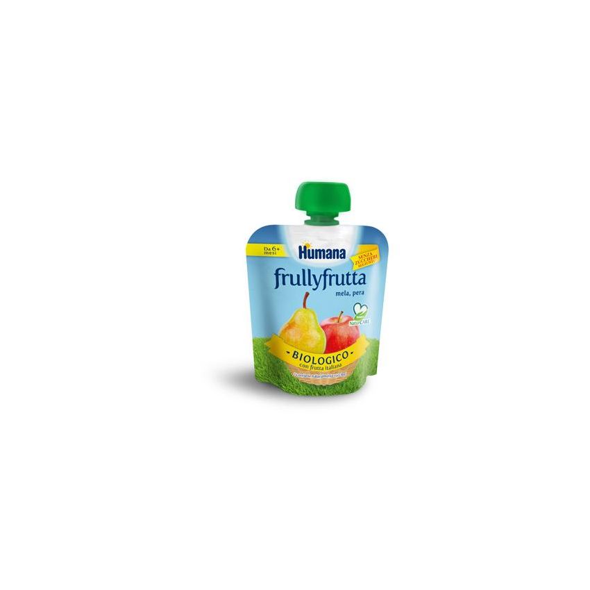 Humana Frullyfrutta Mela e Pera - Alimento per Bambini 90g
