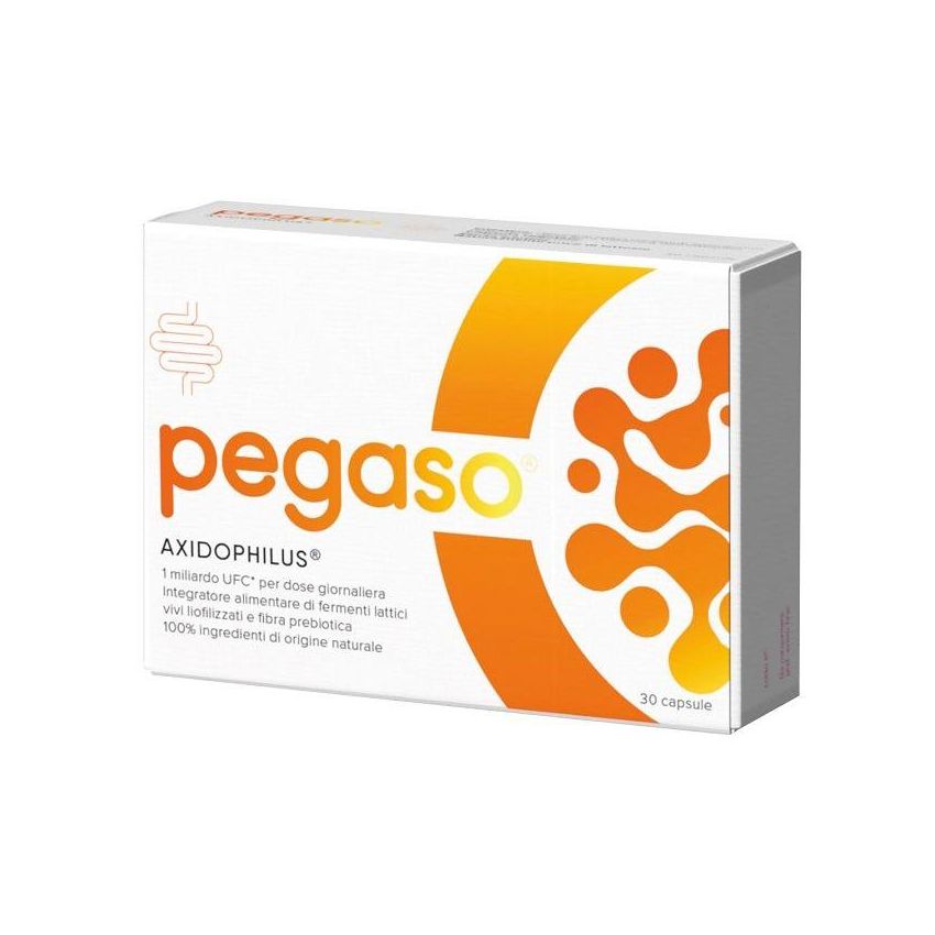 Pegaso Axidophilus Integratore Probiotico, 30 Capsule