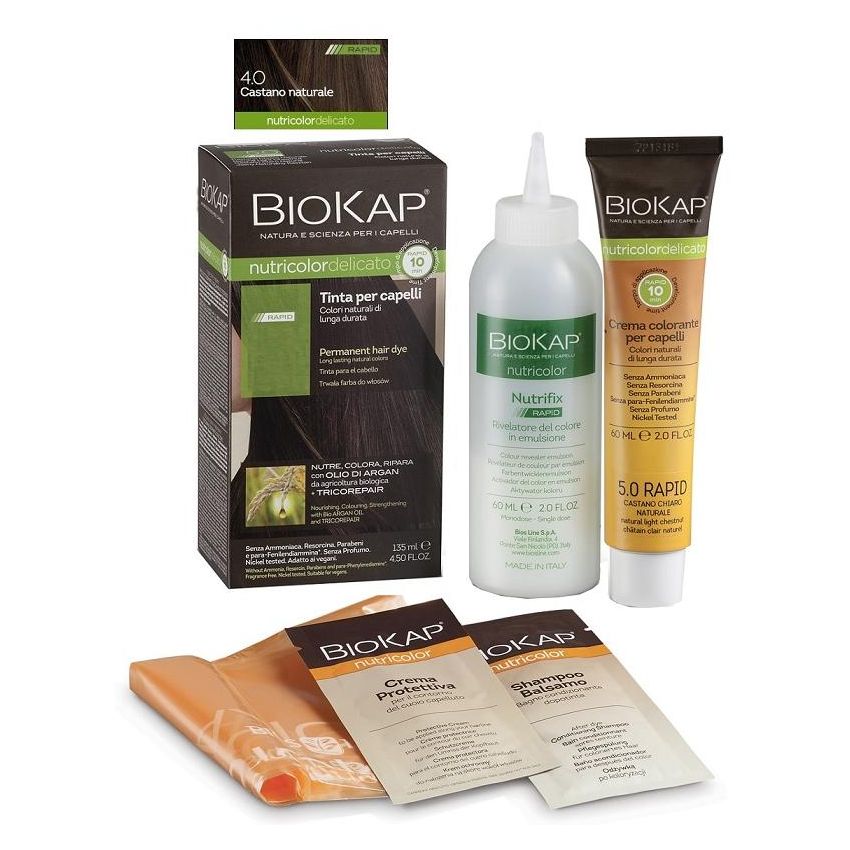 Biokap Nutricolor Delicate Rapid 4.0 Natural Chestnut Hair Dye