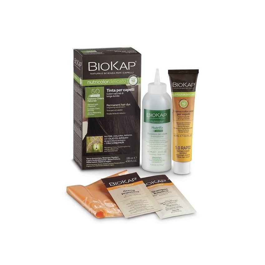Biokap Nutricolor Delicate Rapid 5.0 - Colore Castano Chiaro
