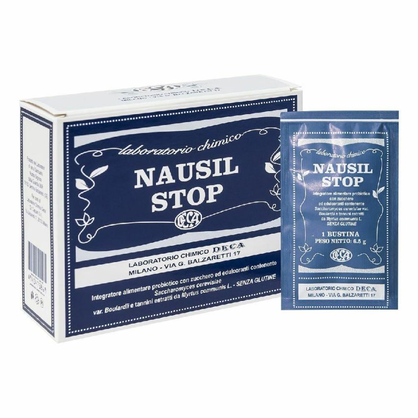 Nausil Stop - Rimedio Antinausea in 12 Bustine Pratiche