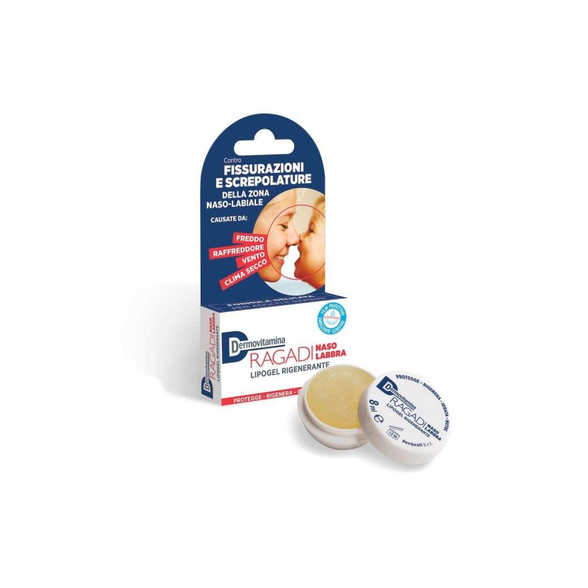Balsamo Riparatore Dermovitamina per Ragadi di Naso e Labbra - 8ml