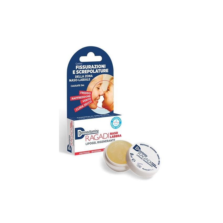 Balsamo Riparatore Dermovitamina per Ragadi di Naso e Labbra - 8ml